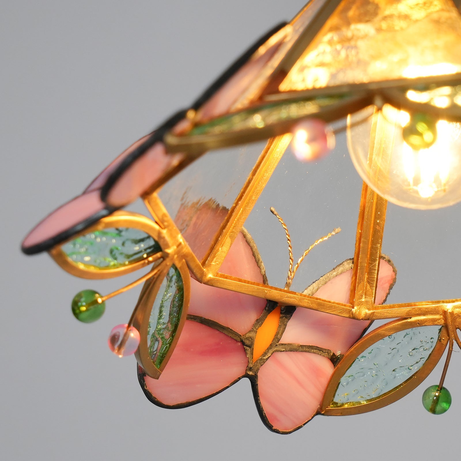 Tiffany Retro Butterfly Pendant Light - Letslighting