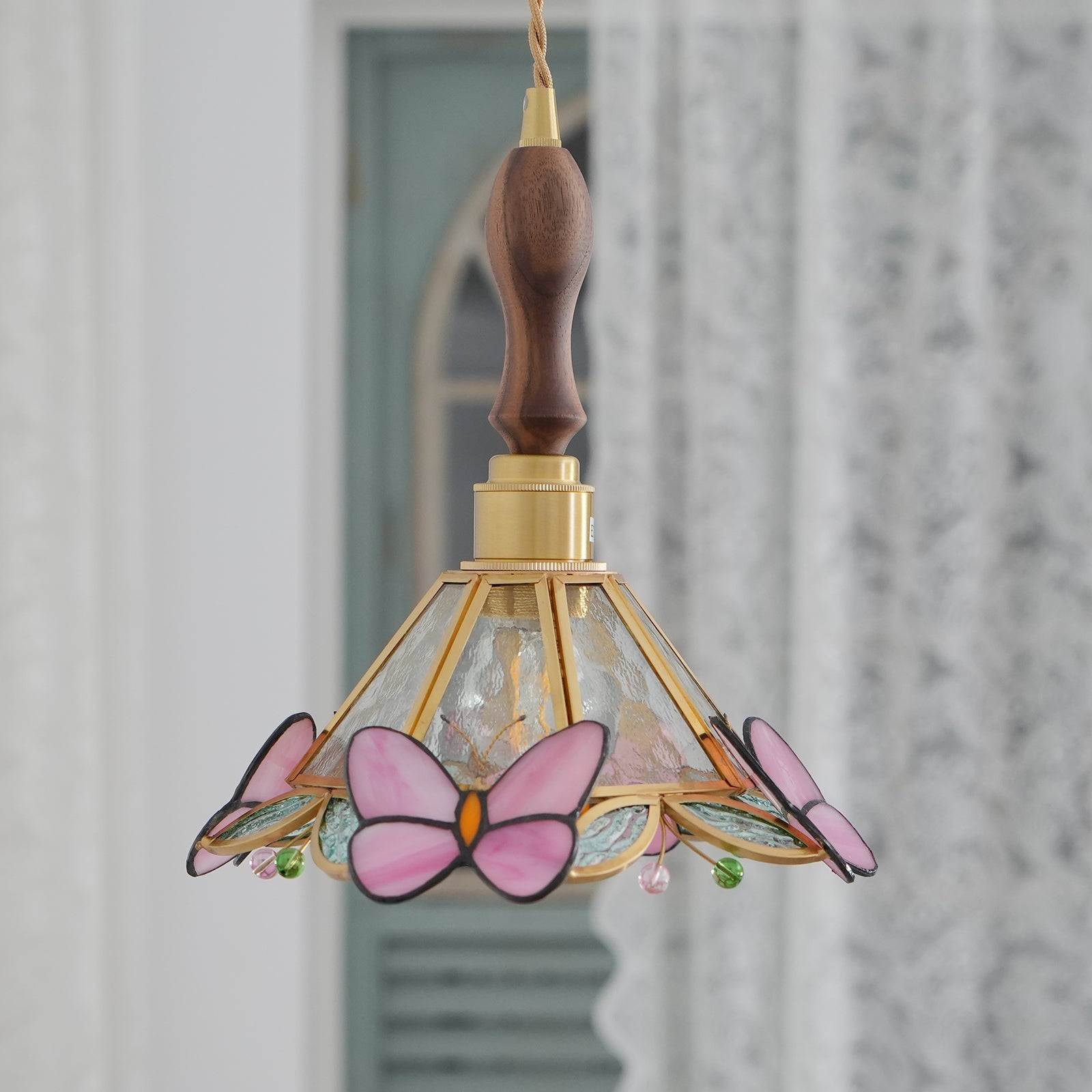 Tiffany Retro Butterfly Pendant Light - Letslighting