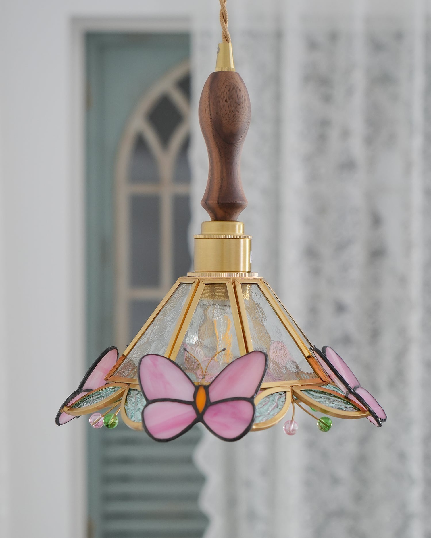 Tiffany Retro Butterfly Pendant Light - Letslighting