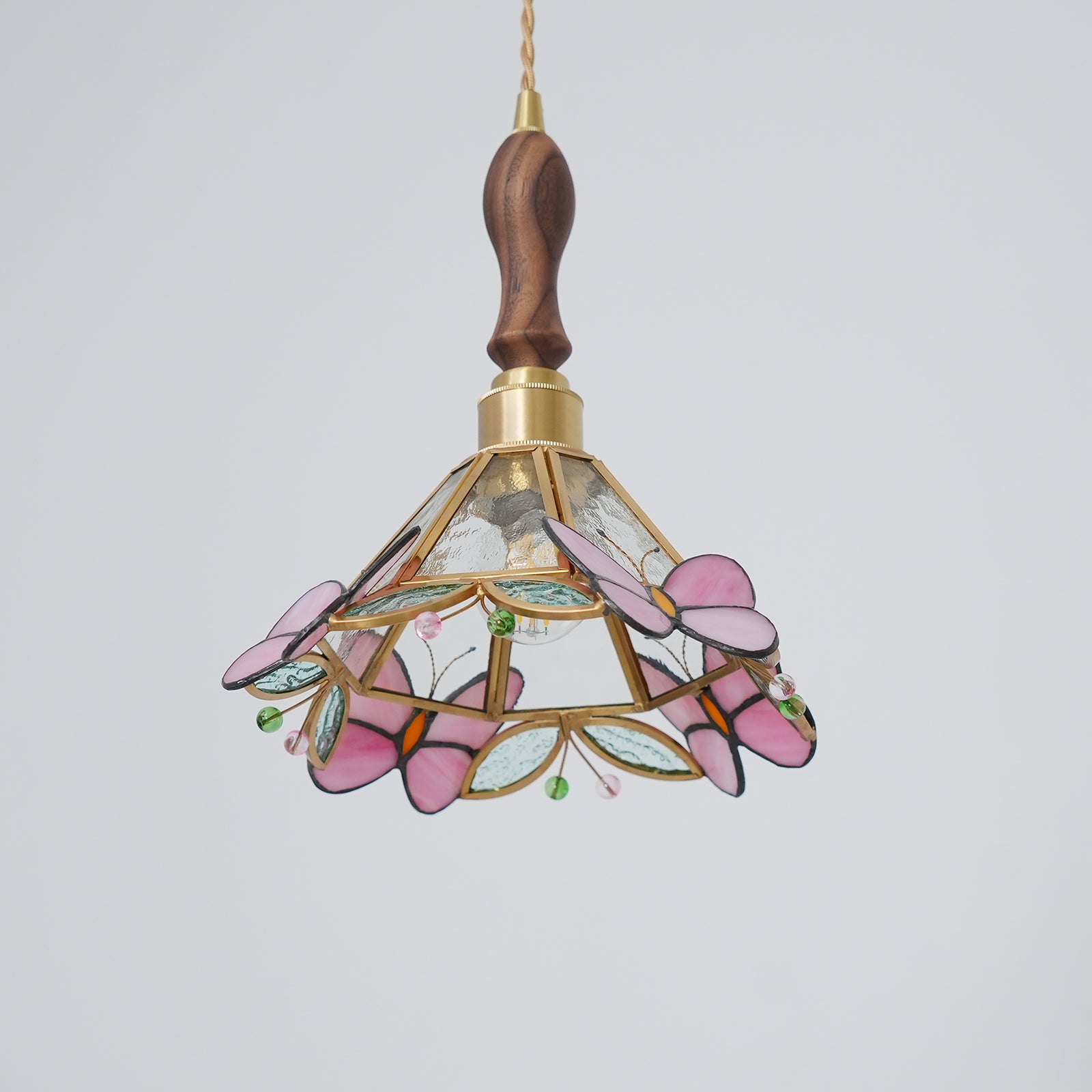 Tiffany Retro Butterfly Pendant Light - Letslighting