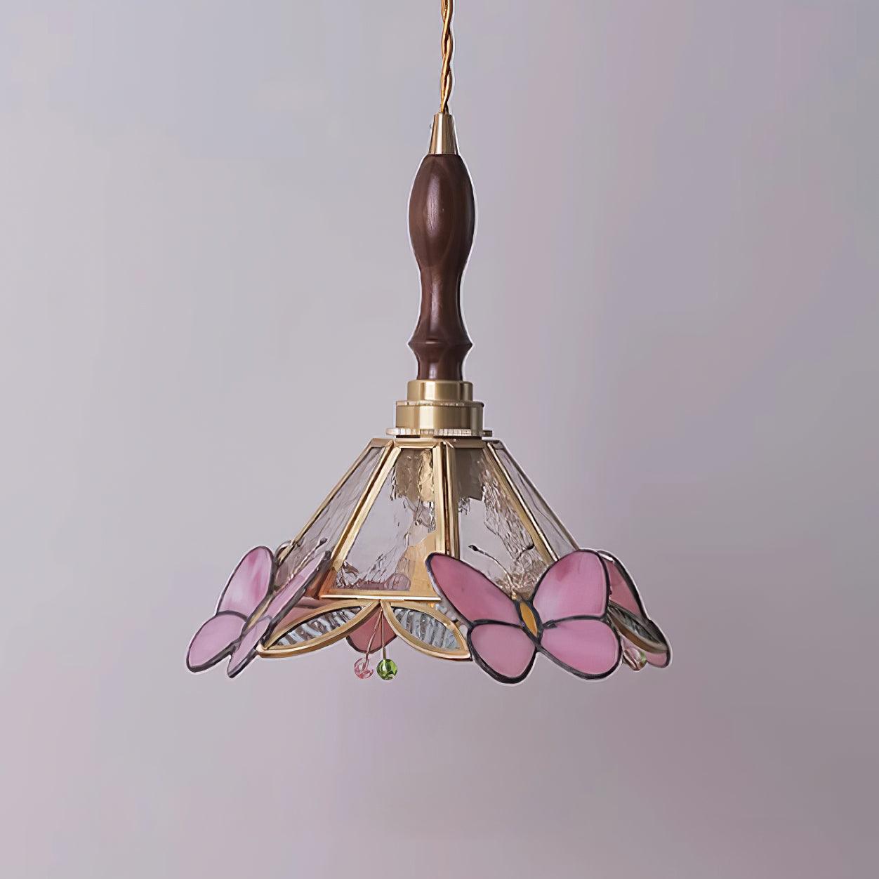 Tiffany Retro Butterfly Pendant Light - Letslighting