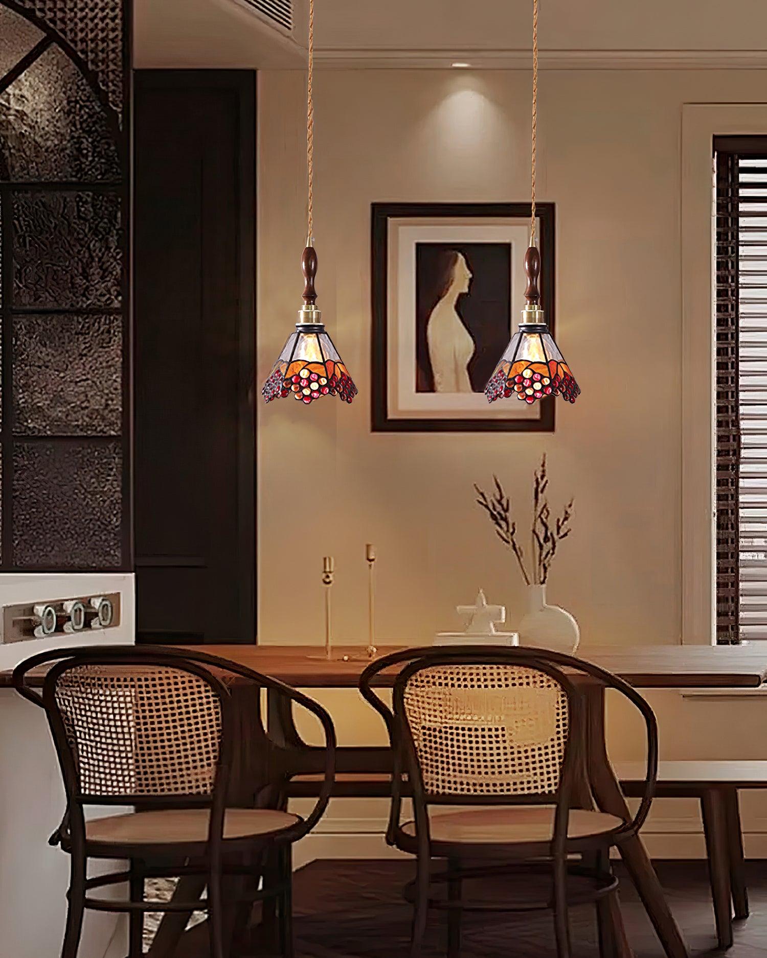 Tiffany Retro Butterfly Pendant Light - Letslighting