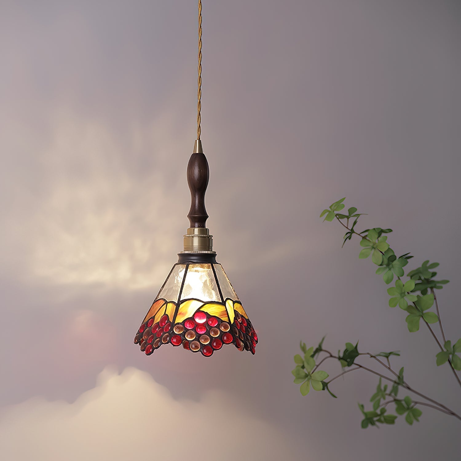 Tiffany Retro Butterfly Pendant Light - Letslighting