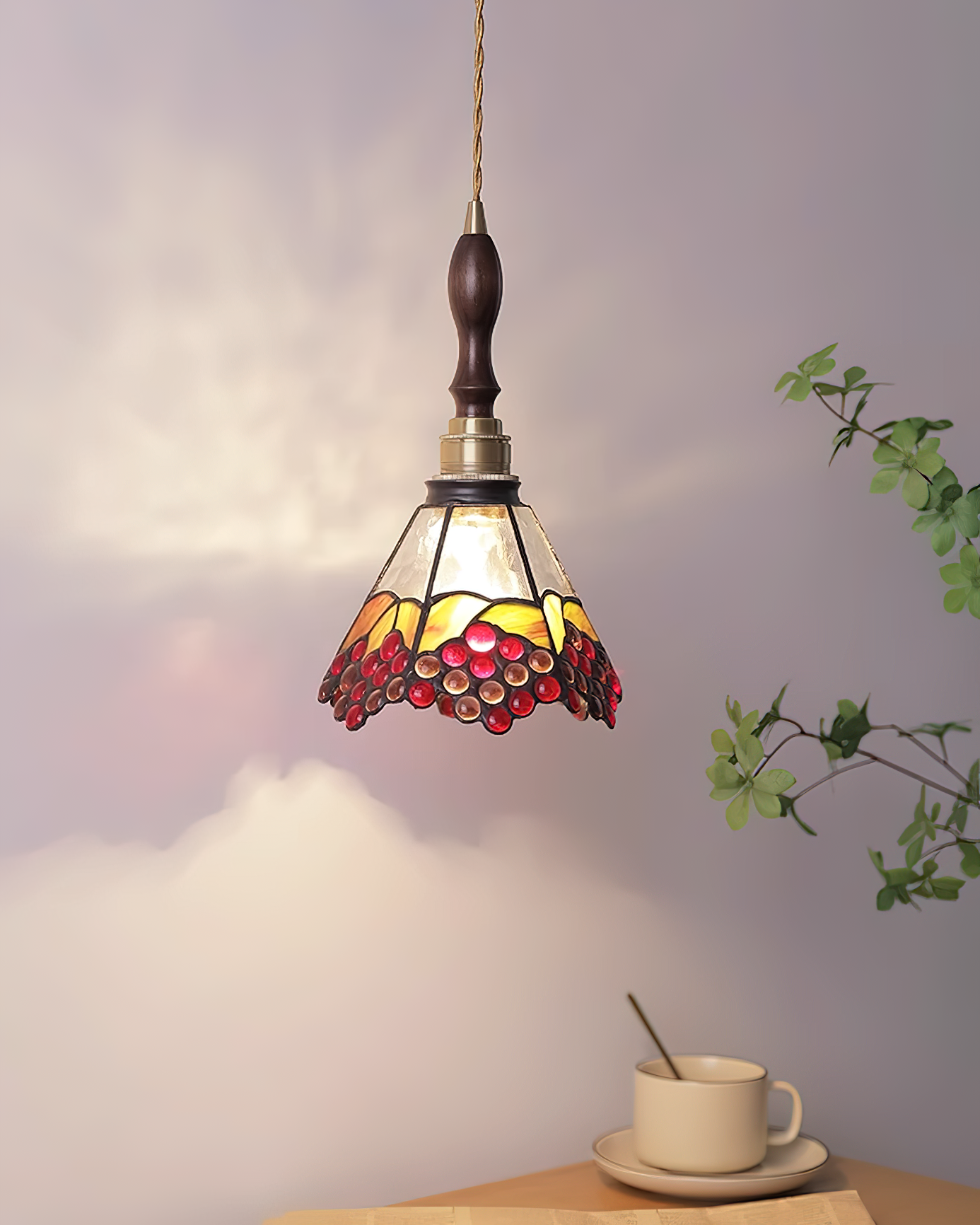 Tiffany Retro Butterfly Pendant Light - Letslighting