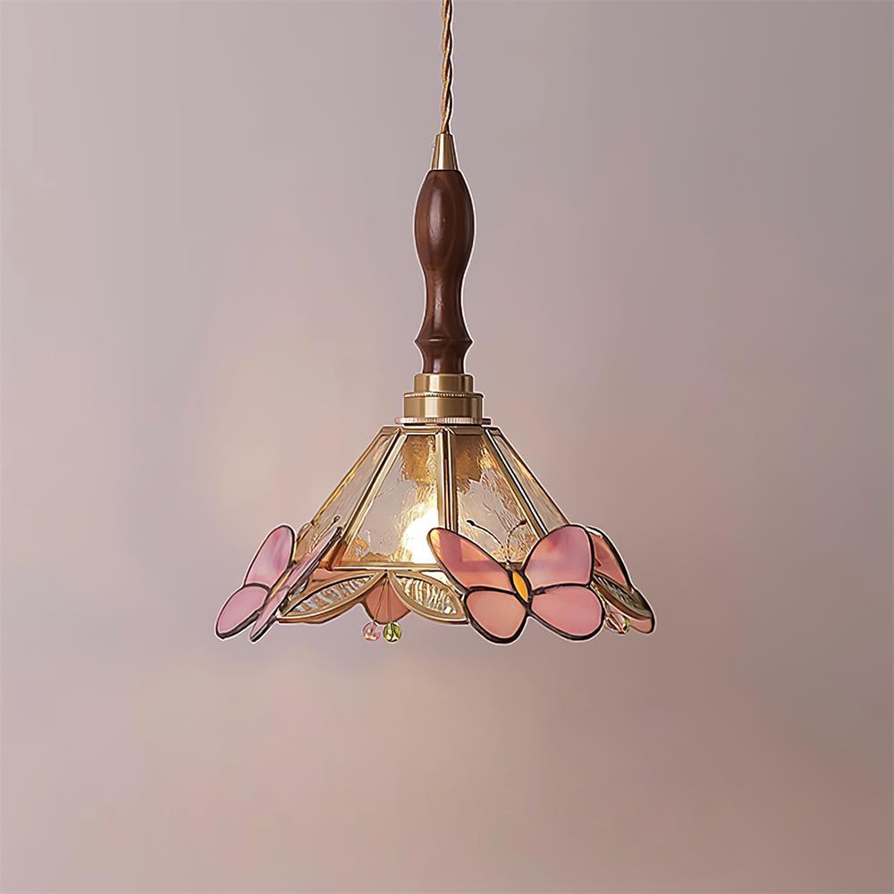 Tiffany Retro Butterfly Pendant Light - Letslighting