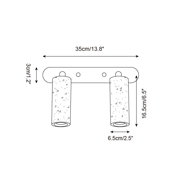 Solaro Wall Lamp Spotlight Travertine - Letslighting