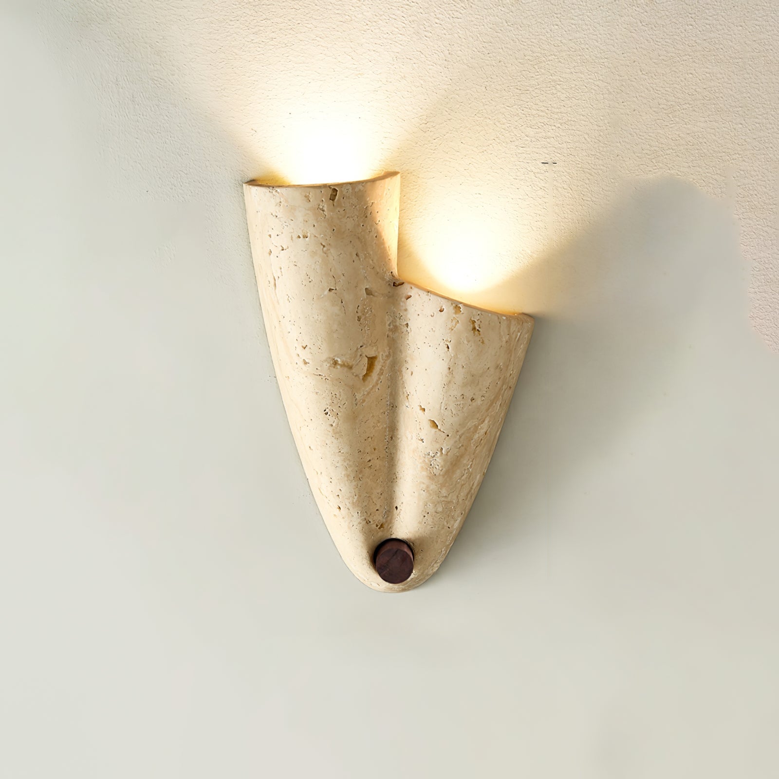 Artistic Travertine Wall Light - Letslighting