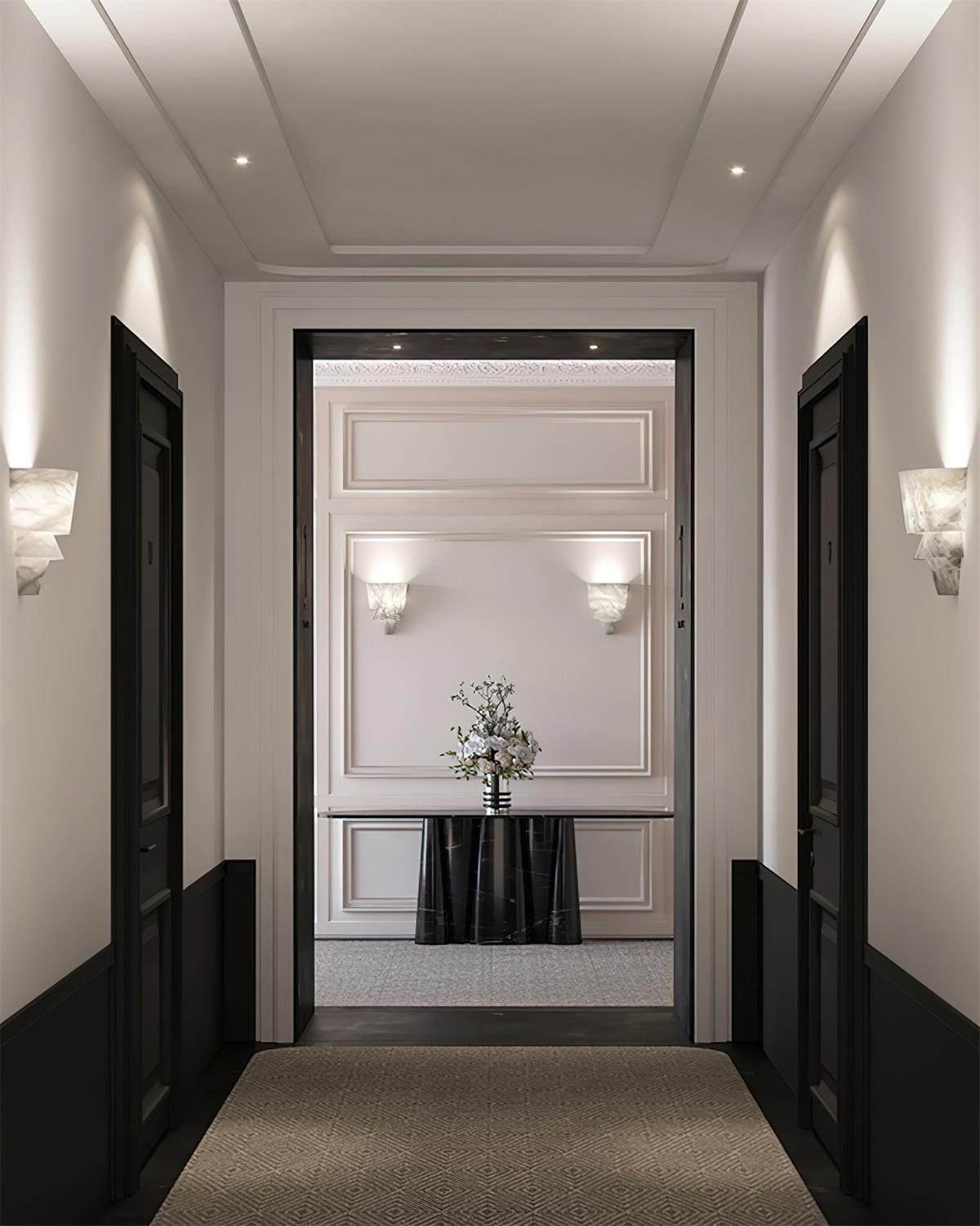 Elyon Elegant White Alabaster Wall Lamp - Letslighting