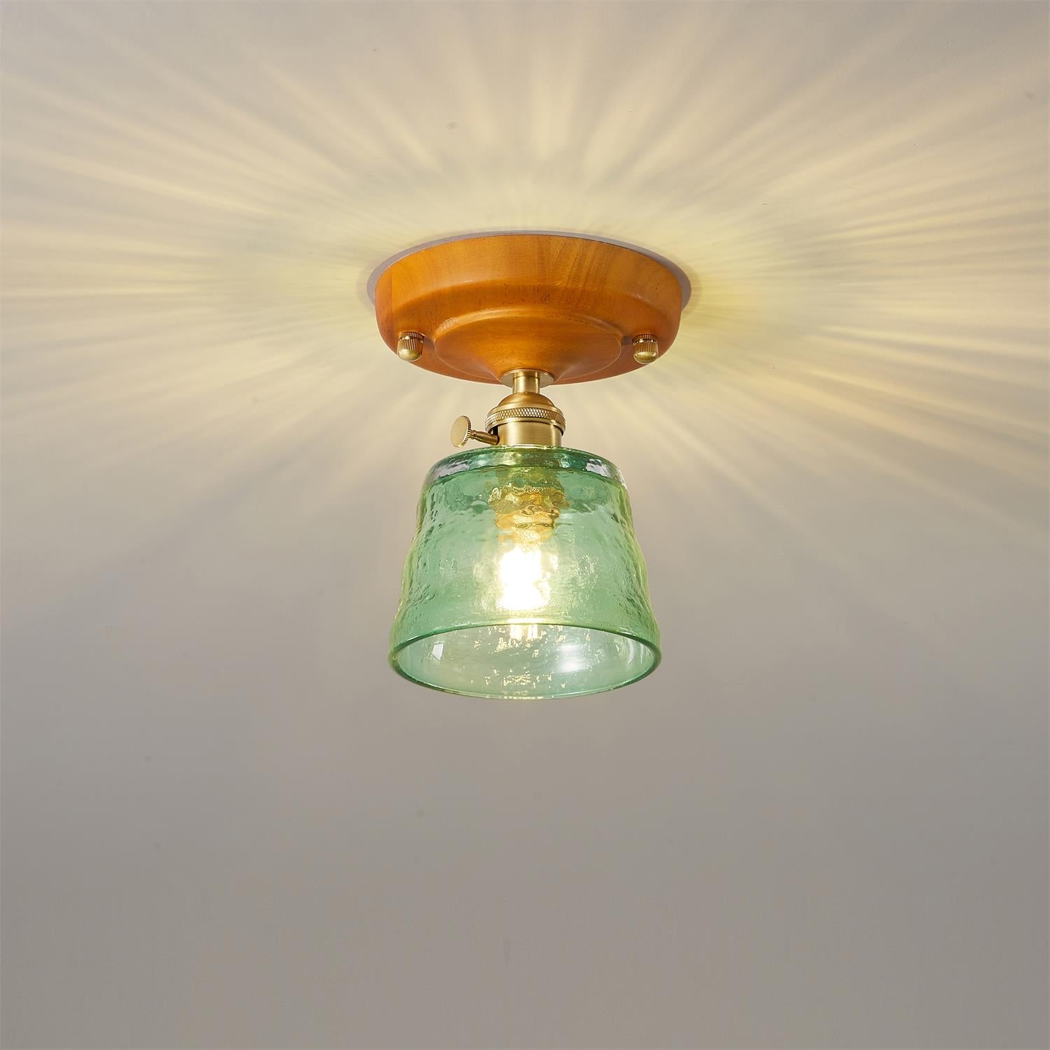 Elano Glass Ceiling Light - Letslighting