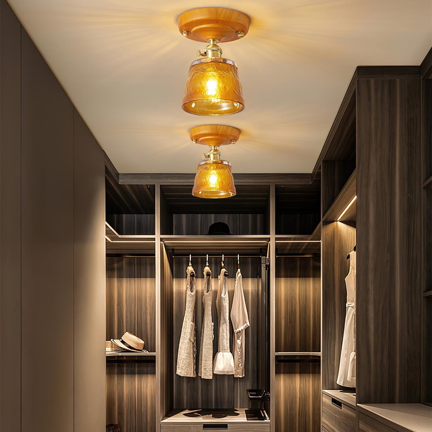 Elano Glass Ceiling Light - Letslighting