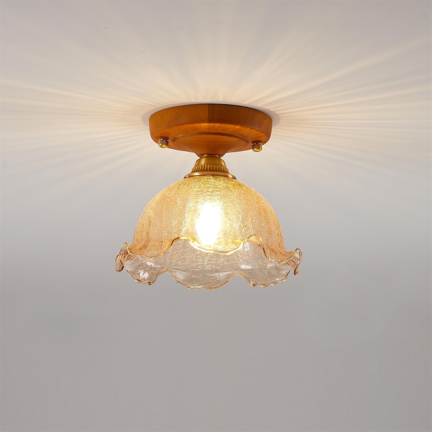 Elano Glass Ceiling Light - Letslighting