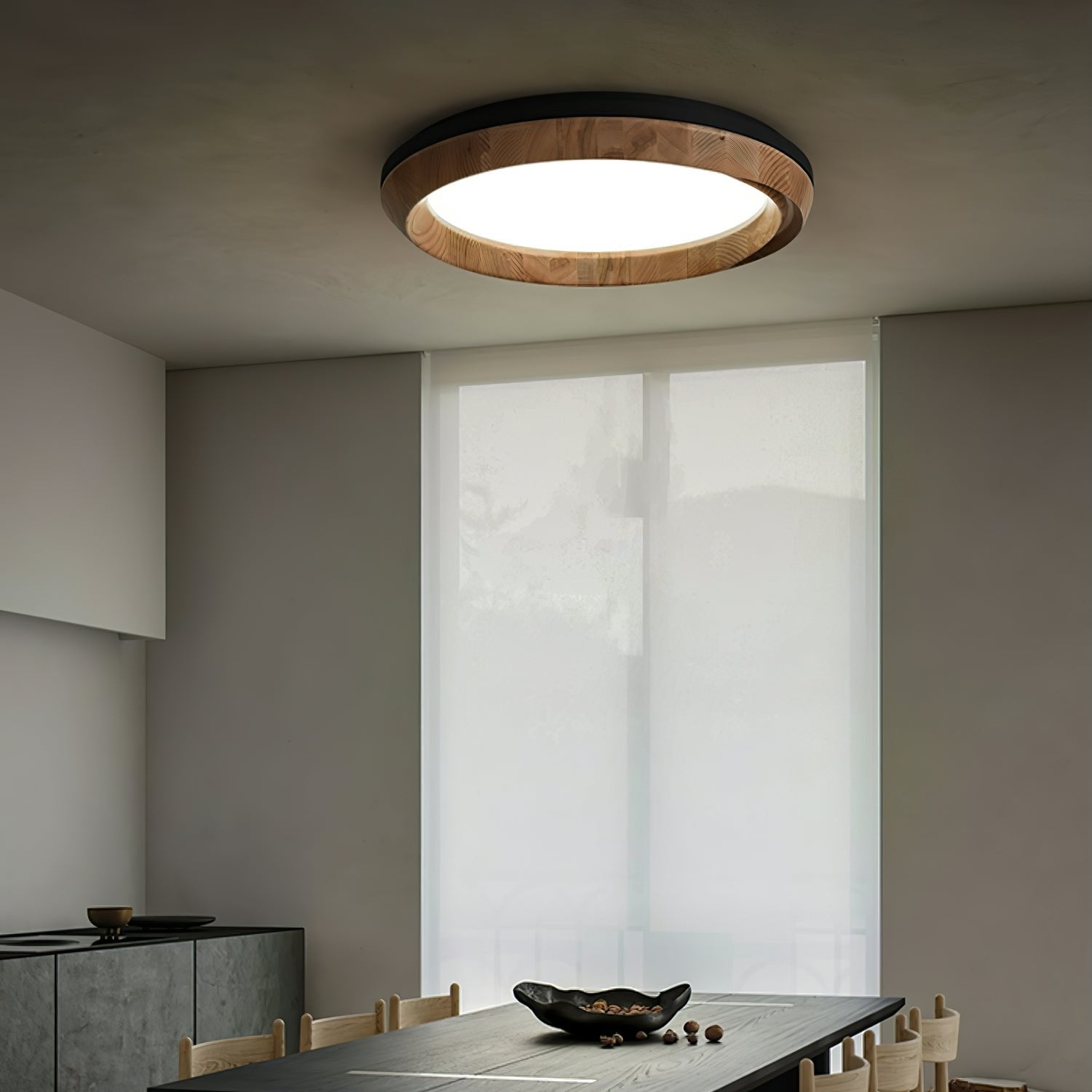Ripple Wood Ceiling Light - Blowlighting