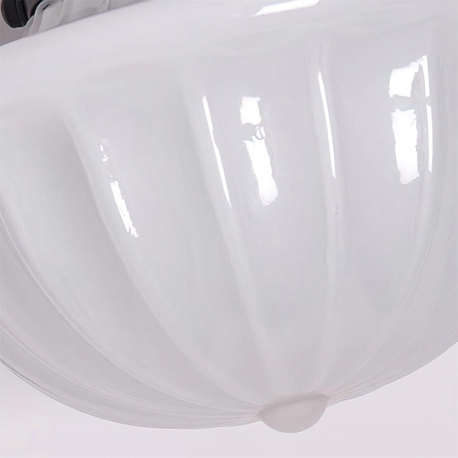 Evola Vintage Opal Glass Ceiling Light - Letslighting