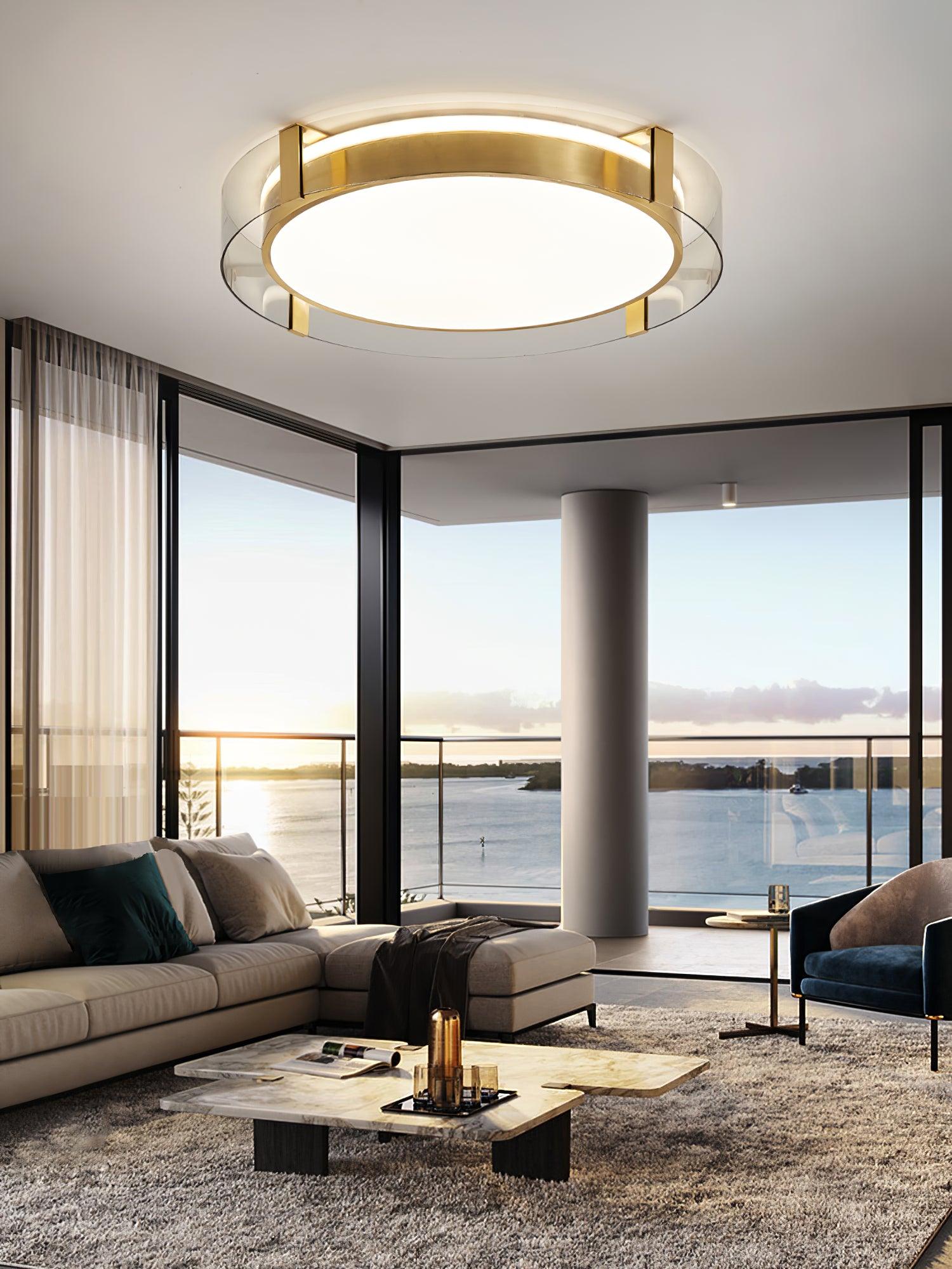 Round Low Profile Ceiling Light - Blowlighting