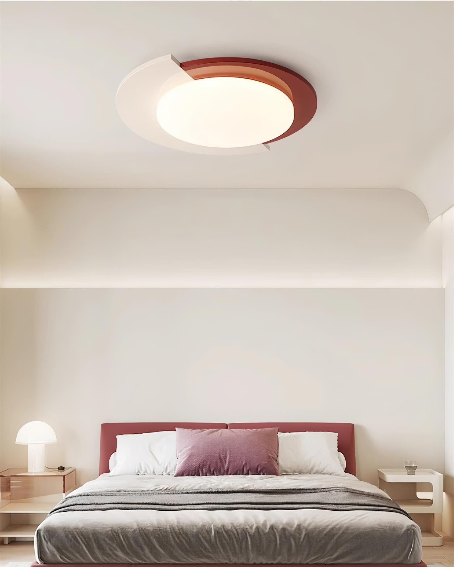 Toina Ceiling Light Round Two Tone Modern Minimalist - Letslighting