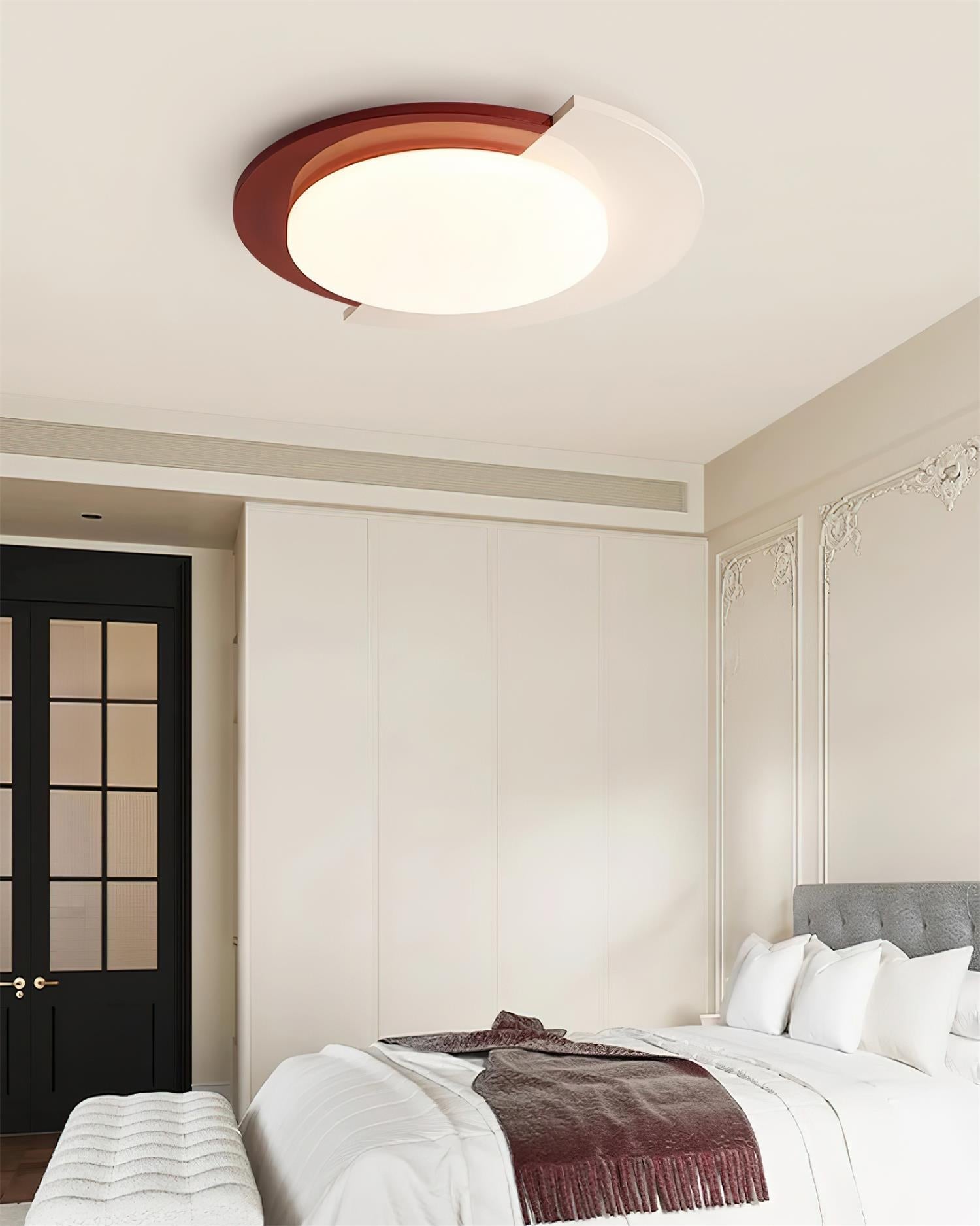 Toina Ceiling Light Round Two Tone Modern Minimalist - Letslighting