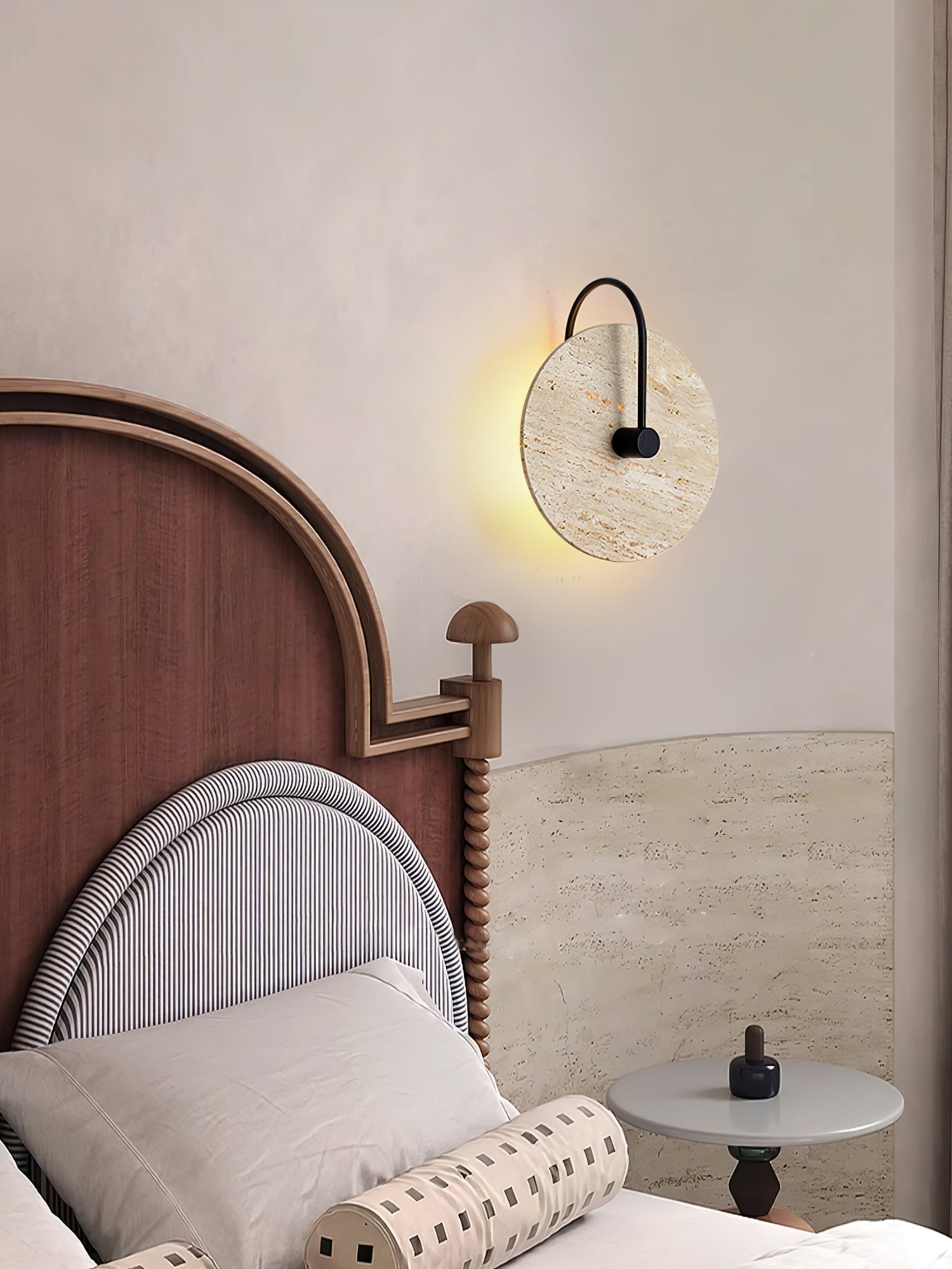 Kara Travertine Wall Light - Letslighting