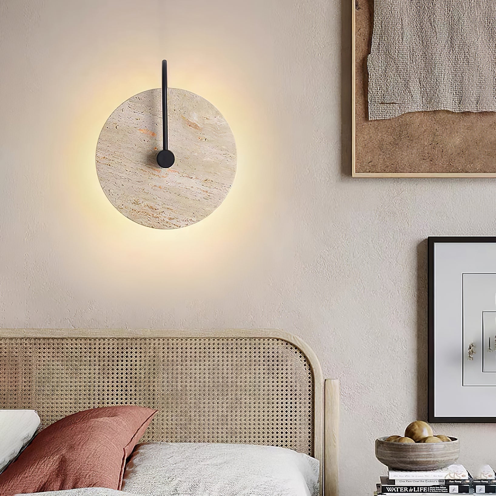 Kara Travertine Wall Light - Letslighting