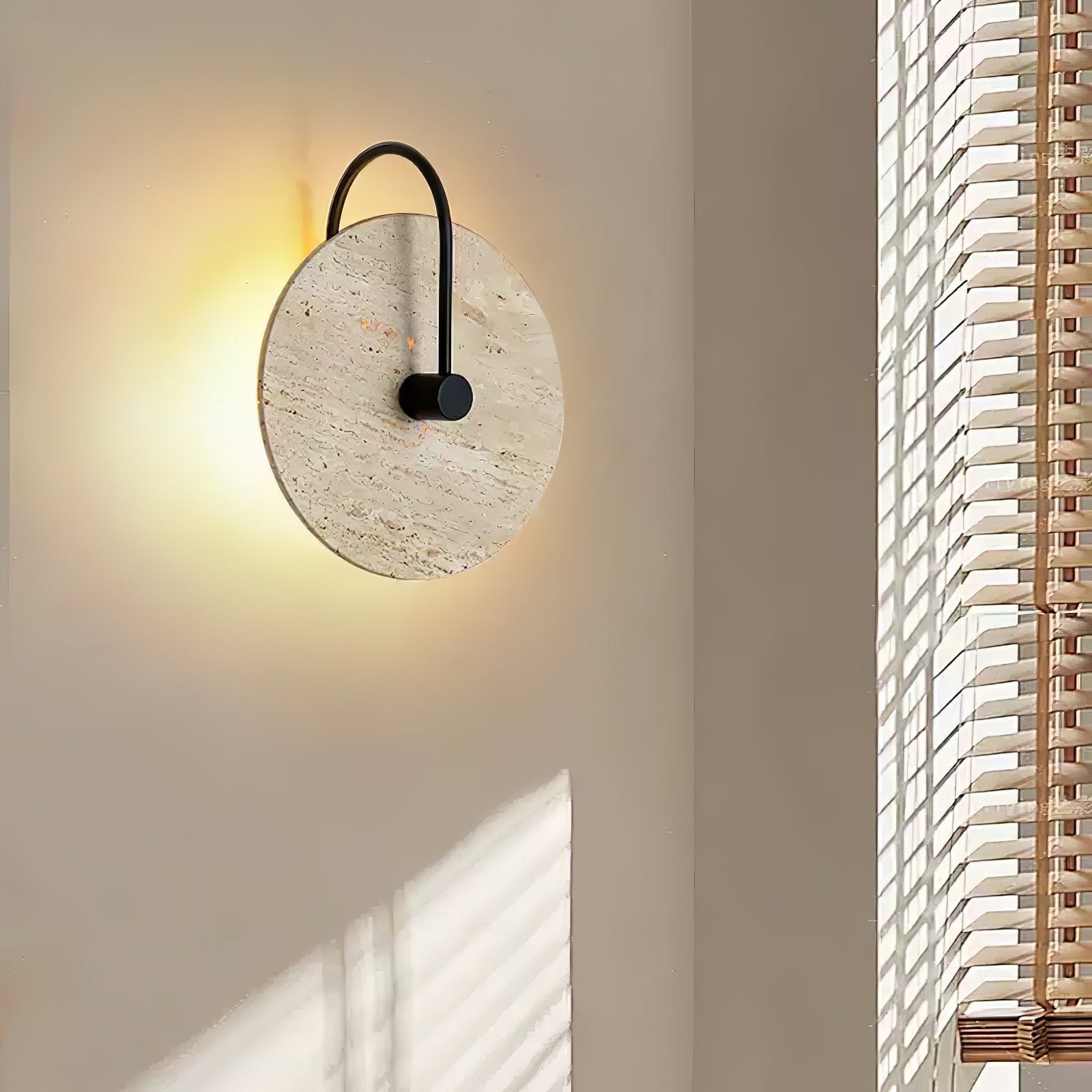 Kara Travertine Wall Light - Letslighting
