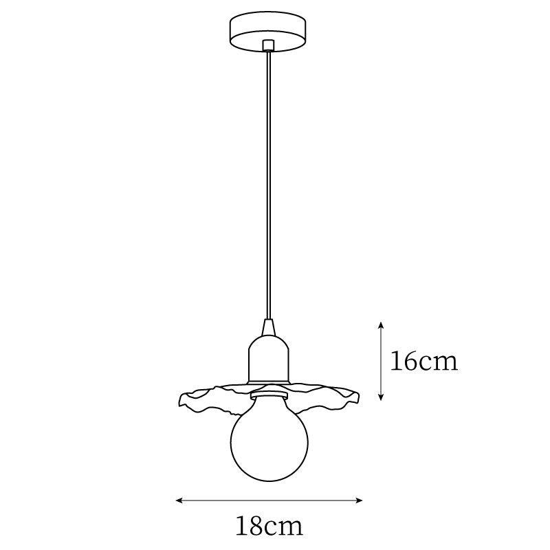 Rozeta Pendant Light Brass Pleated Modern - Letslighting