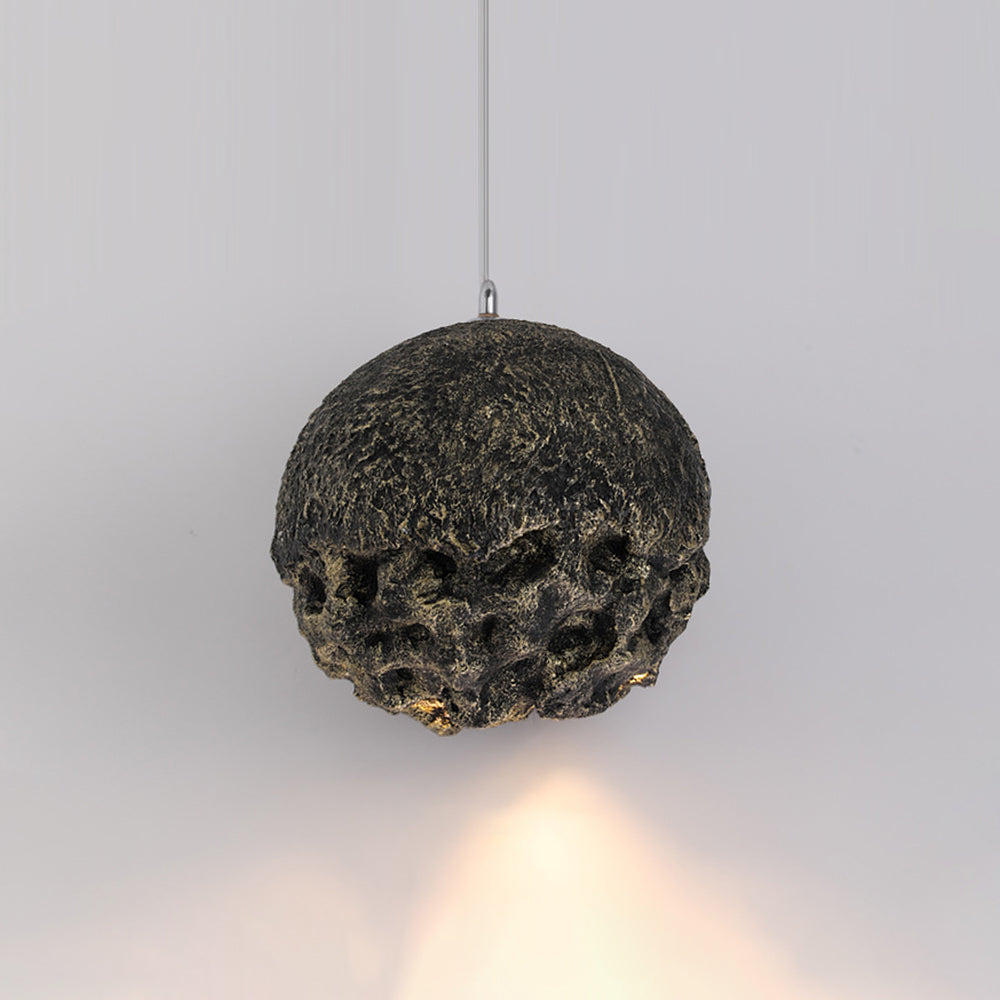 Avi Suspension Irrégulier Naturelle, Résine/Acrylique, Bleu/Gris/Bronze, Salon