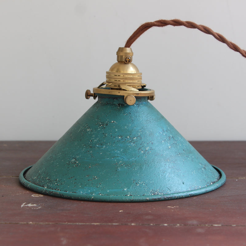 Silva Vintage Rustique LED Suspension Métal Bleu Cuisine Balcon