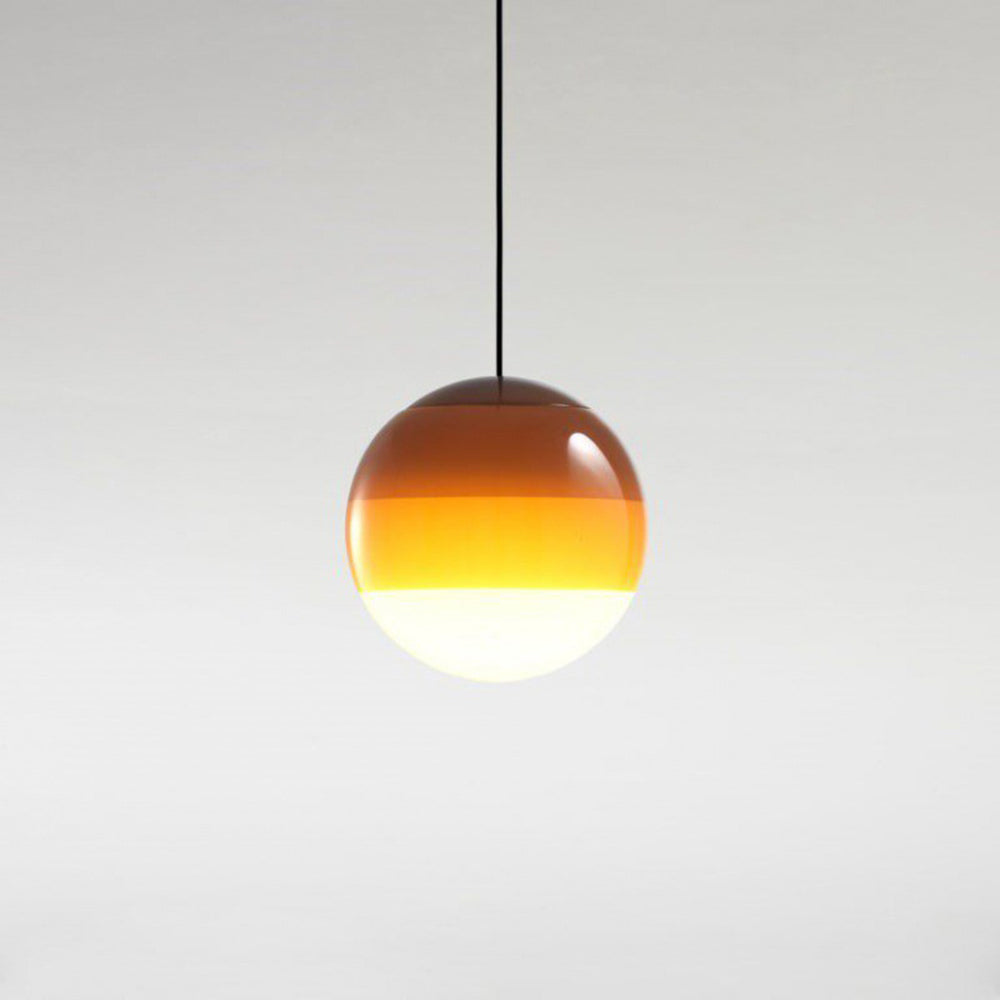 Valentina Suspension Bulle Moderne Verre, Noir/Gris/Bleu/Rose, Salon