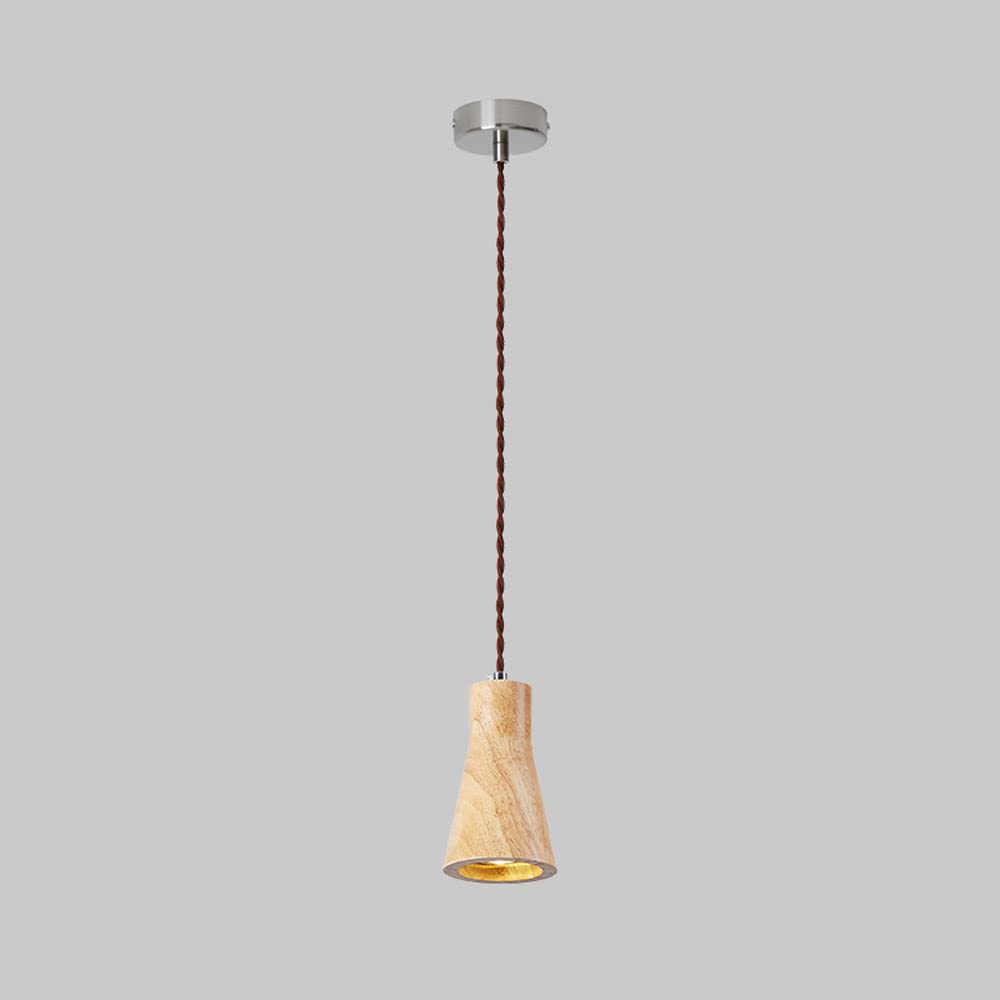 Muto Cottage Installer LED Suspension Bois Cuisine/Chambre à coucher