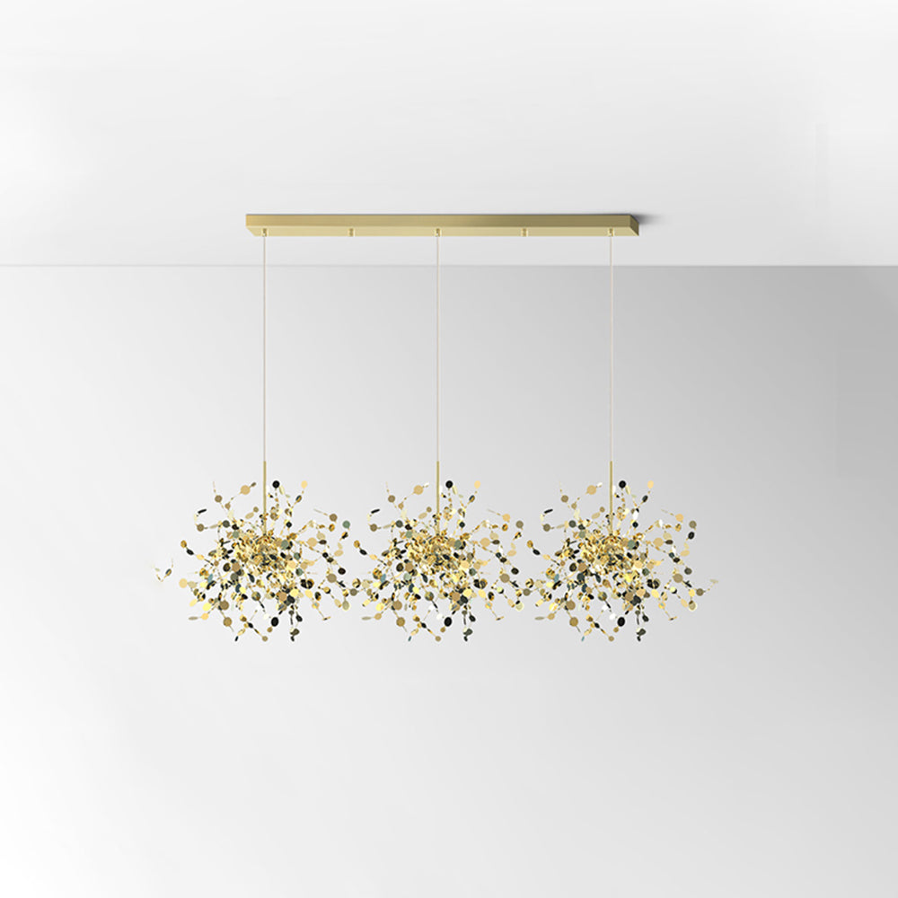 Olivia Suspension Divergence Inhabituelle, Acier Inoxydable, Or/Argent, Salle à Manger/Salon