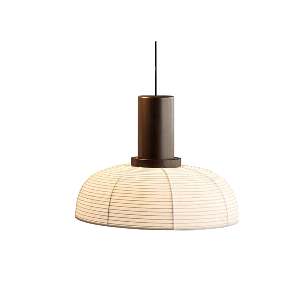 Ritta Suspension Bol Moderne, Metal/Tissu, Beige, Salon