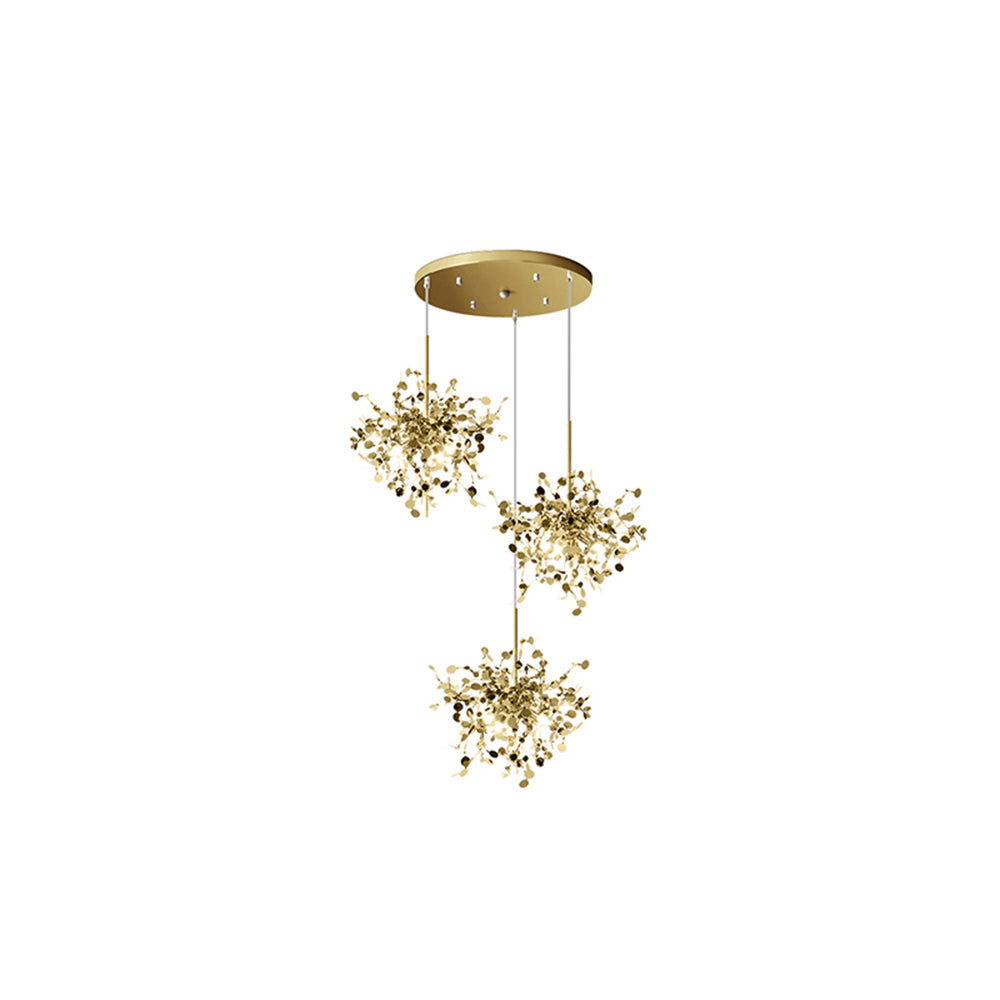 Olivia Suspension Divergence Inhabituelle, Acier Inoxydable, Or/Argent, Salle à Manger/Salon