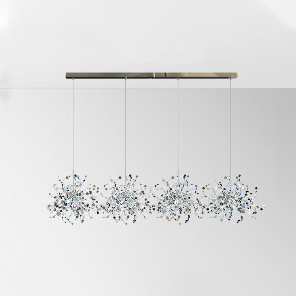 Olivia Suspension Divergence Inhabituelle, Acier Inoxydable, Or/Argent, Salle à Manger/Salon