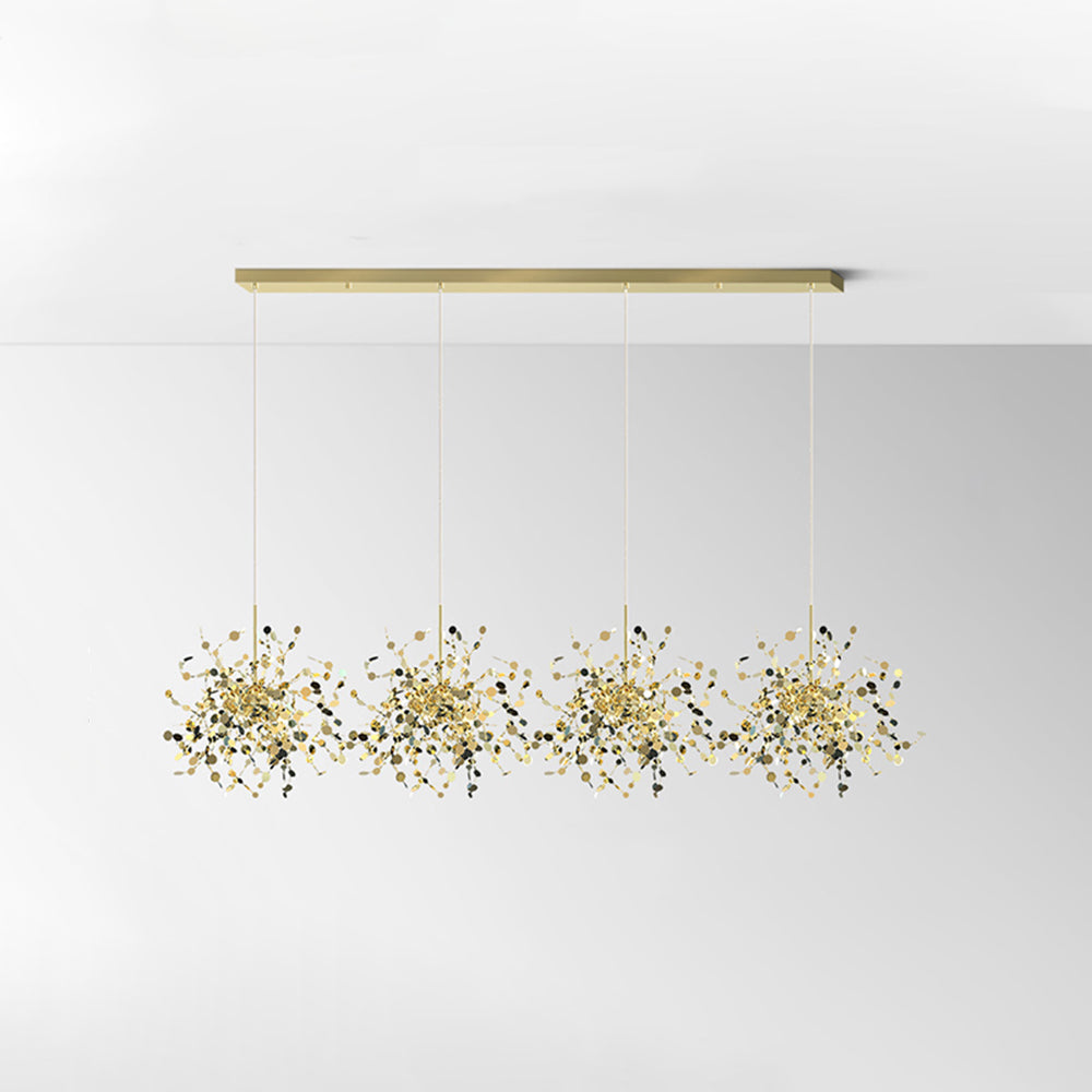 Olivia Suspension Divergence Inhabituelle, Acier Inoxydable, Or/Argent, Salle à Manger/Salon
