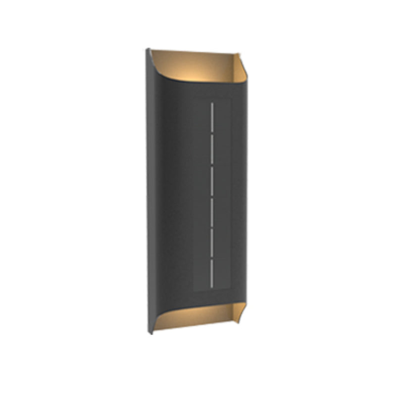 Ray Vintage Design LED Applique Murale Noir Métal Extérieur