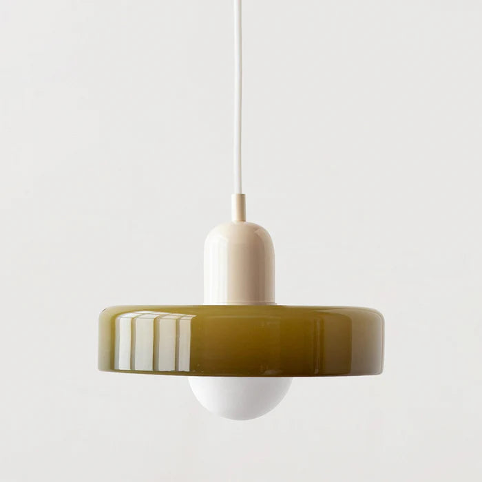Valentina Suspension Ronde Vintage Verre Salon
