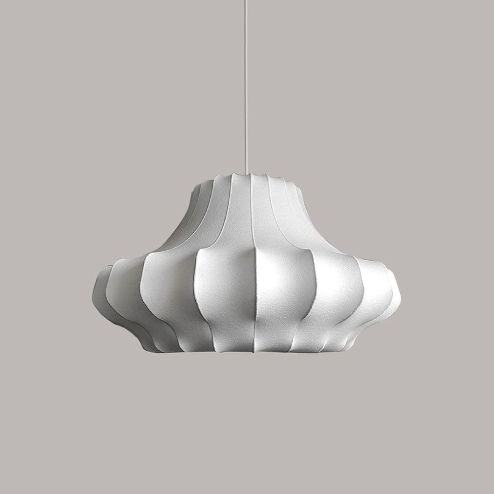 Ritta Design Italien Luminaires Suspensions Moderne Métal Soie Blanc Salle à Manger