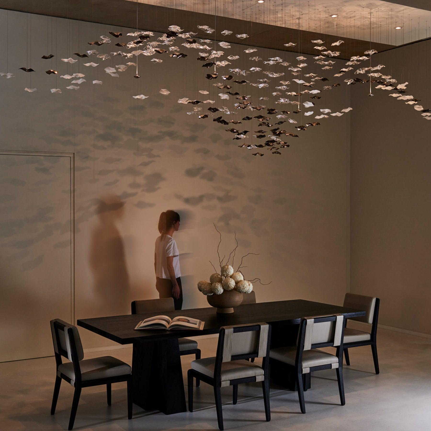 Vecarisra Luxury Tidal Art Glass Pendants Lamp - Blowlighting