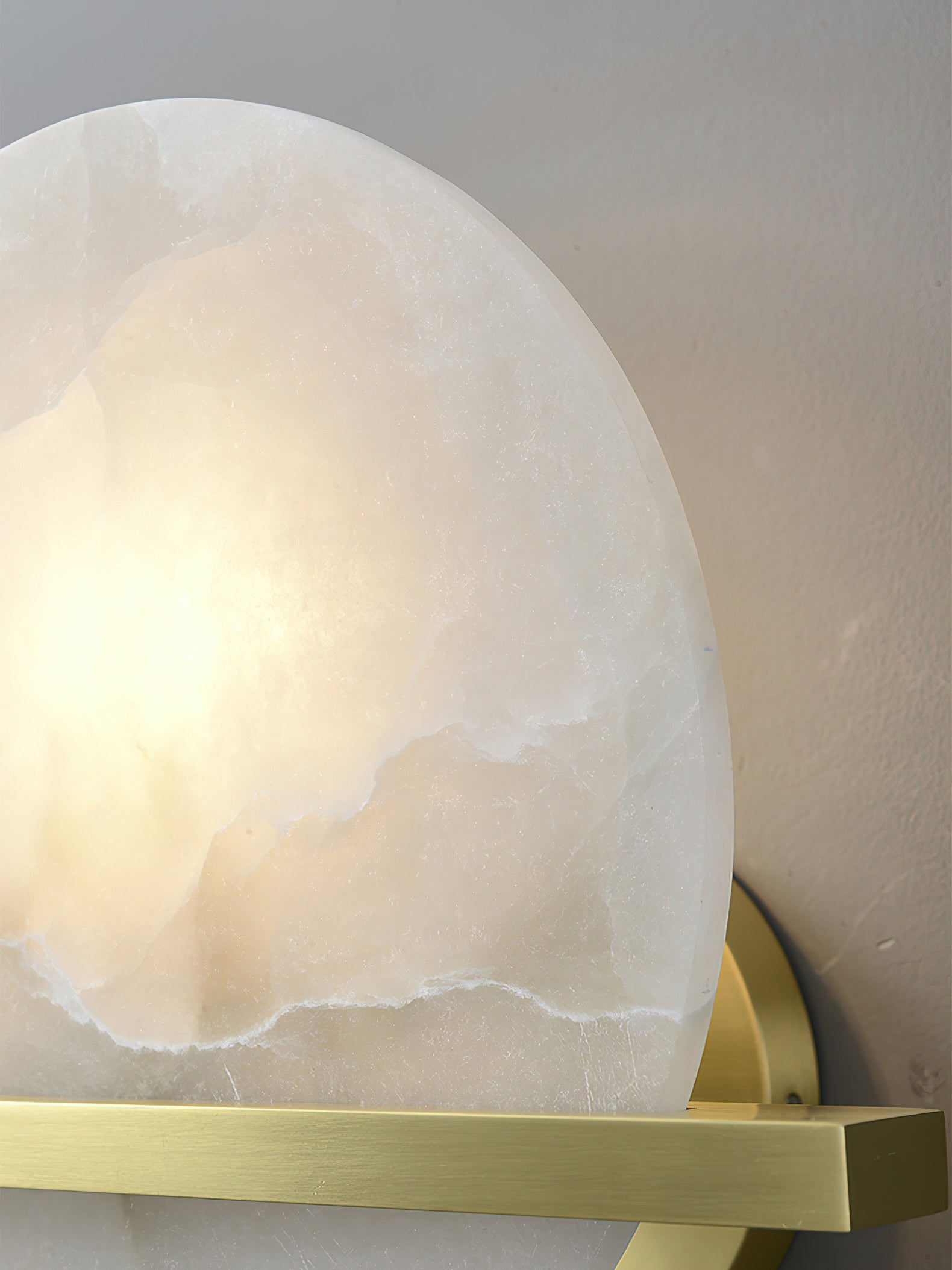 Vatalisra Modern Minimalist Alabaster Wall Lamp - Lamp Copper