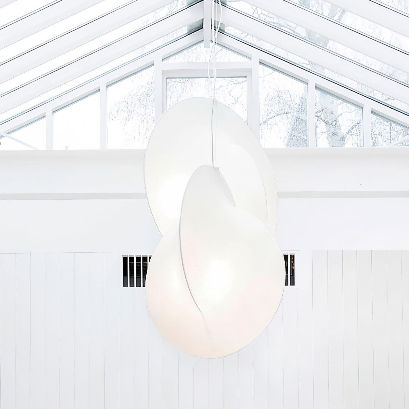 Ballet Pendant Lamp White Organic Shape - Letslighting