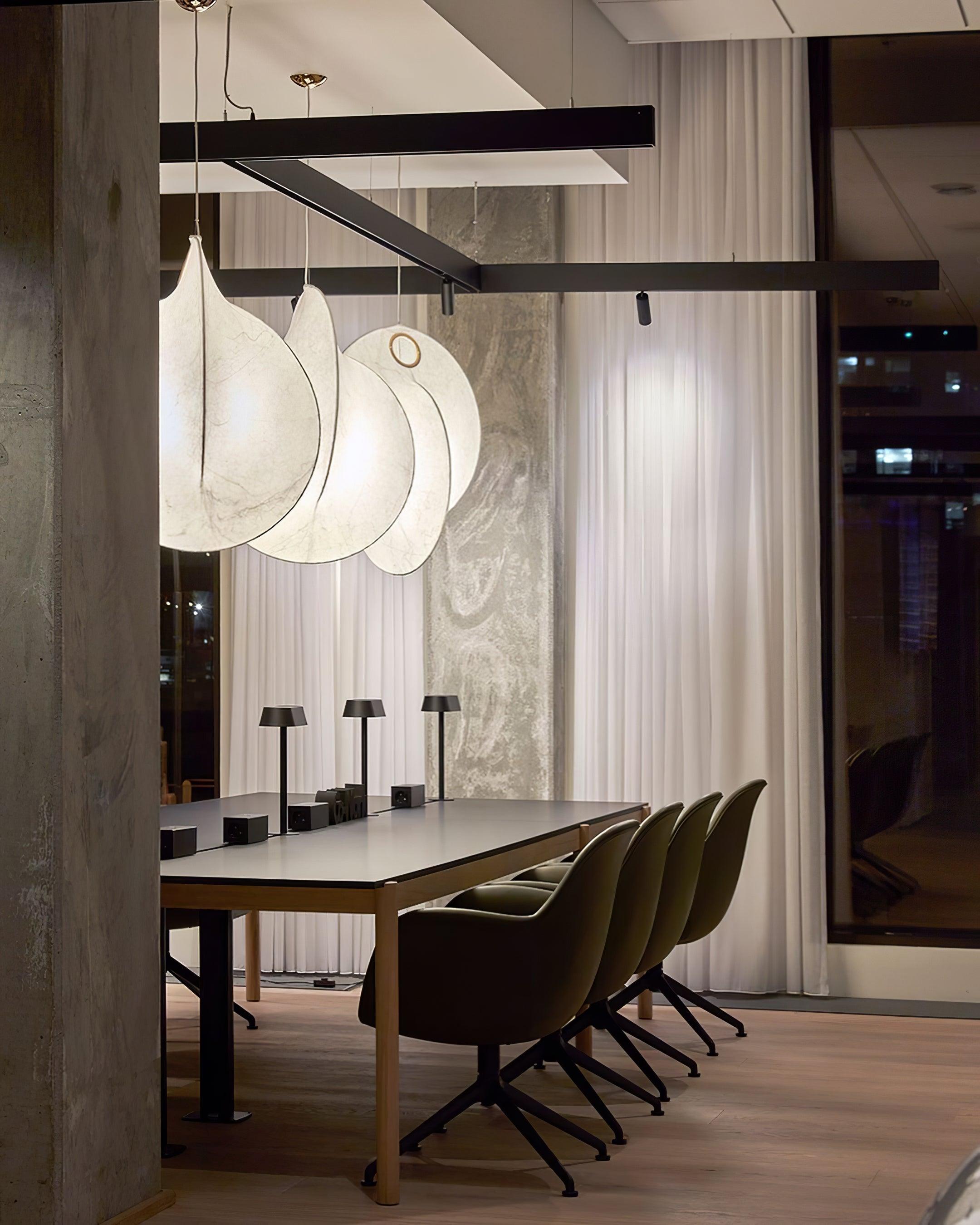 Ballet Pendant Lamp White Organic Shape - Letslighting