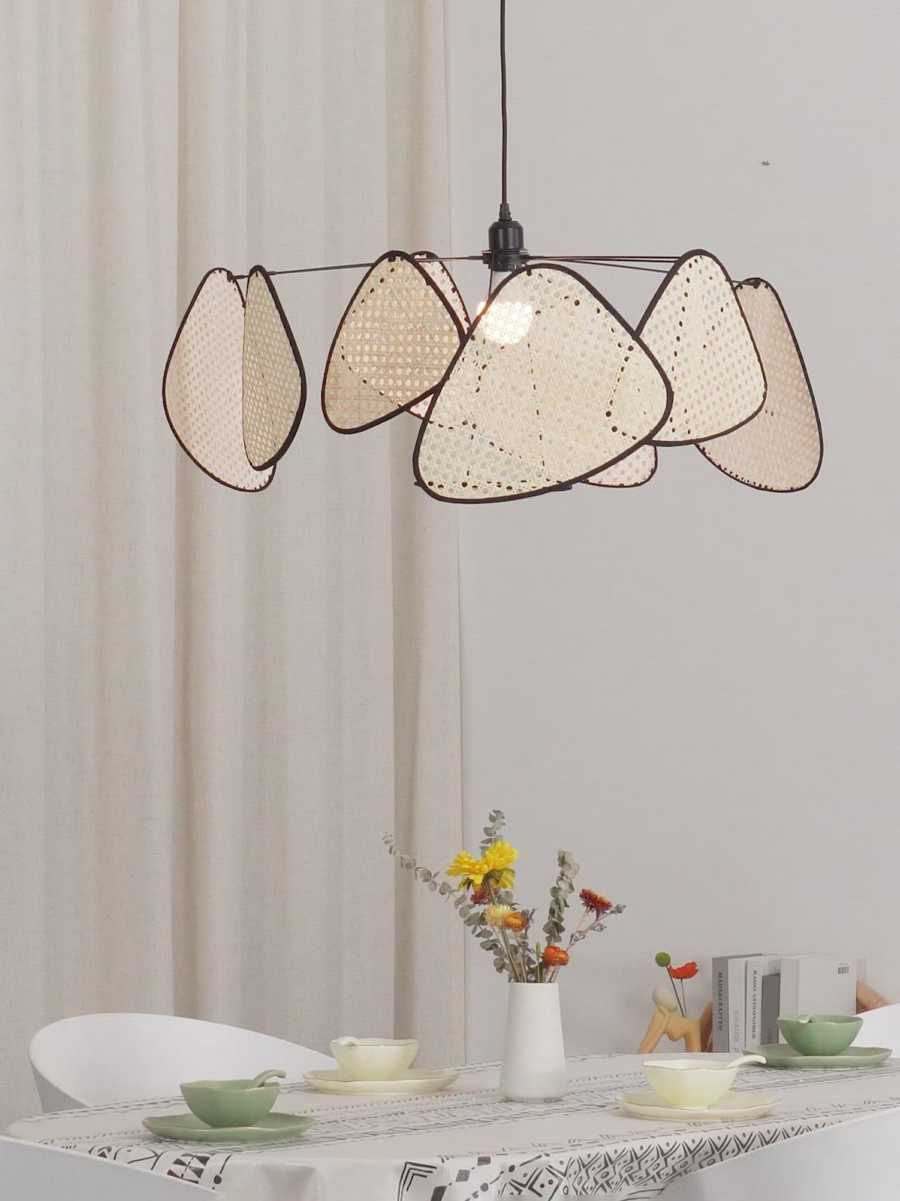 Screen Cannage Pendant Swag Light - Blowlighting