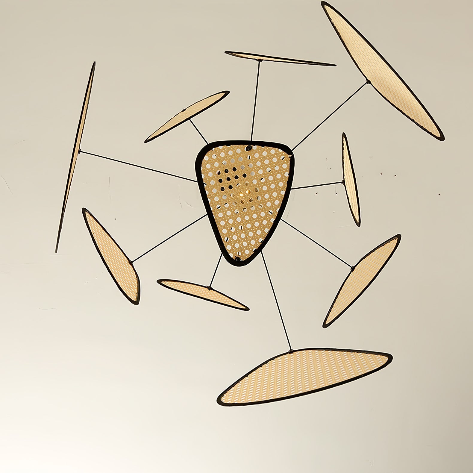 Screen Cannage Pendant Swag Light - Blowlighting