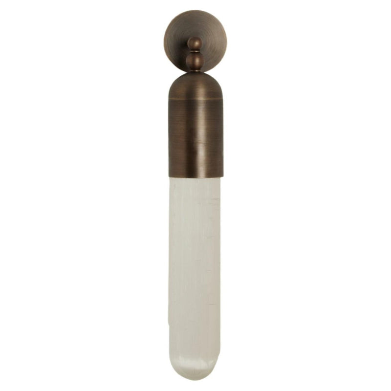 Elcarora Modern Minimalist Alabaster Wall Lamp - Lamp Copper