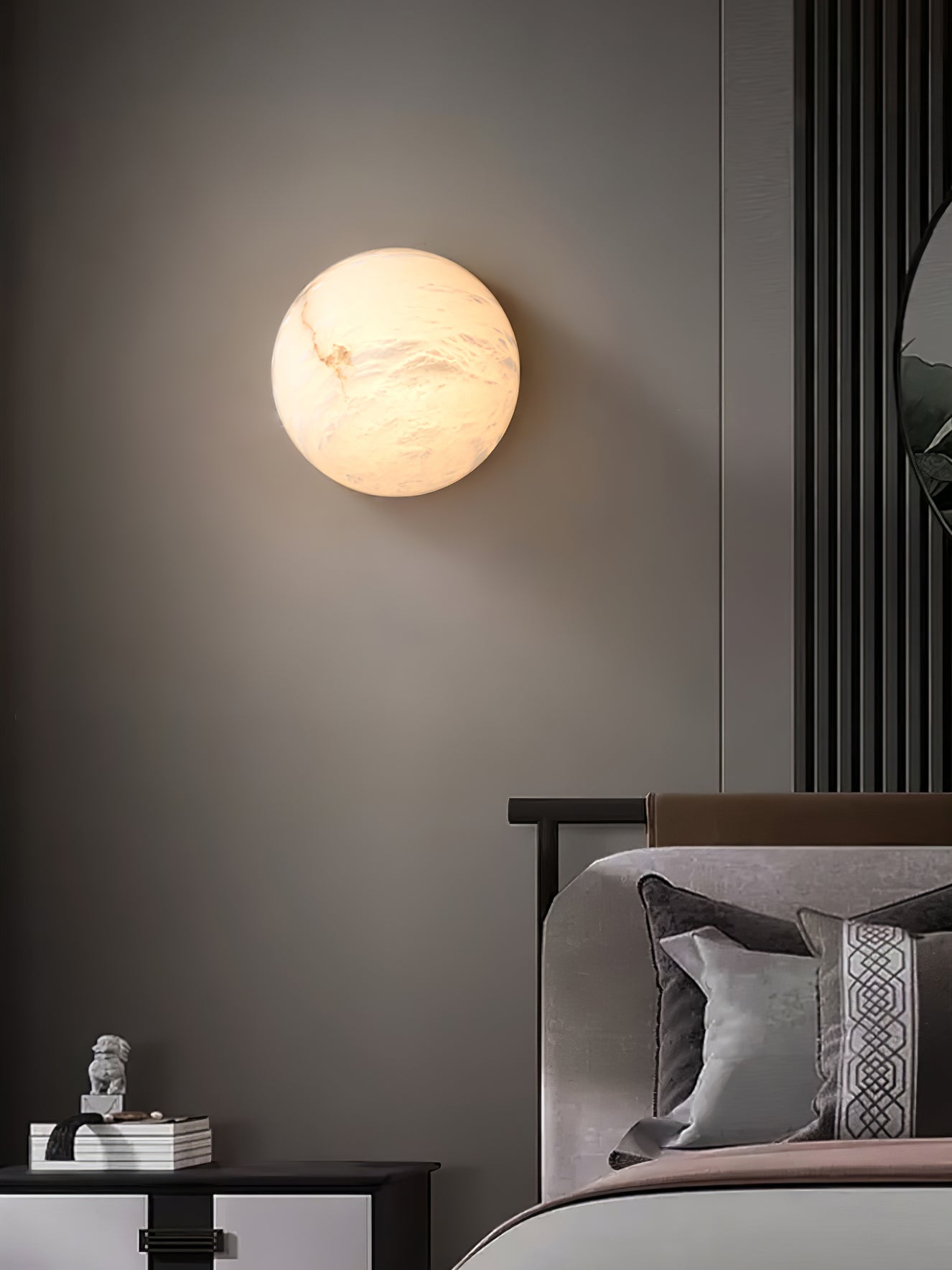 Visoliel Minimalist Alabaster Ceiling Light - Letslighting