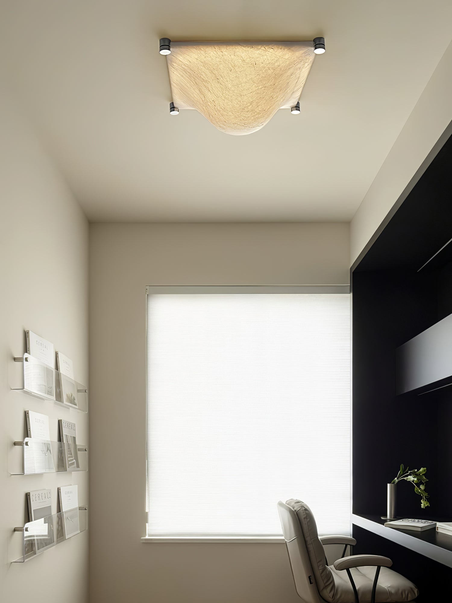 Panel Rustic Silk Wall Light - Blowlighting