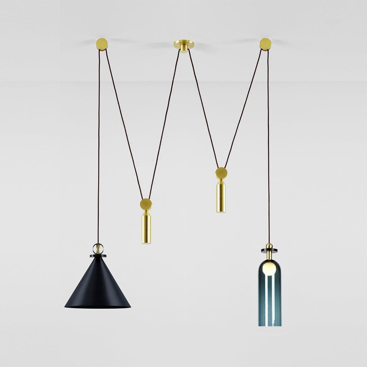 Geometric Shape Art Modern Chandelier - Blowlighting