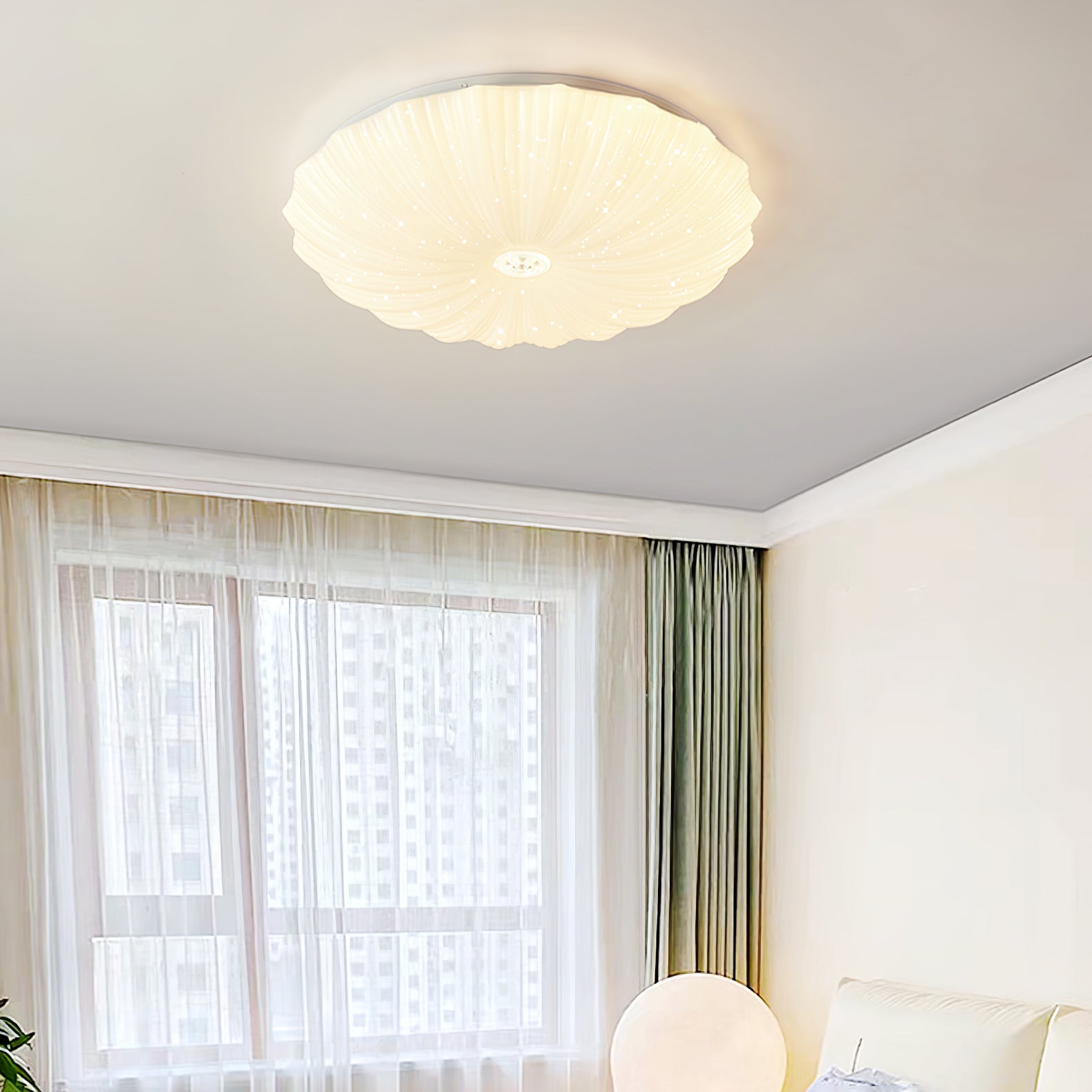Acrylic Shell Round Ceiling Lamp - Blowlighting