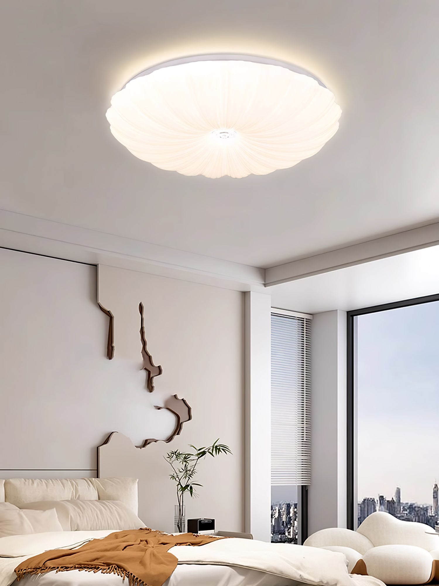Acrylic Shell Round Ceiling Lamp - Blowlighting