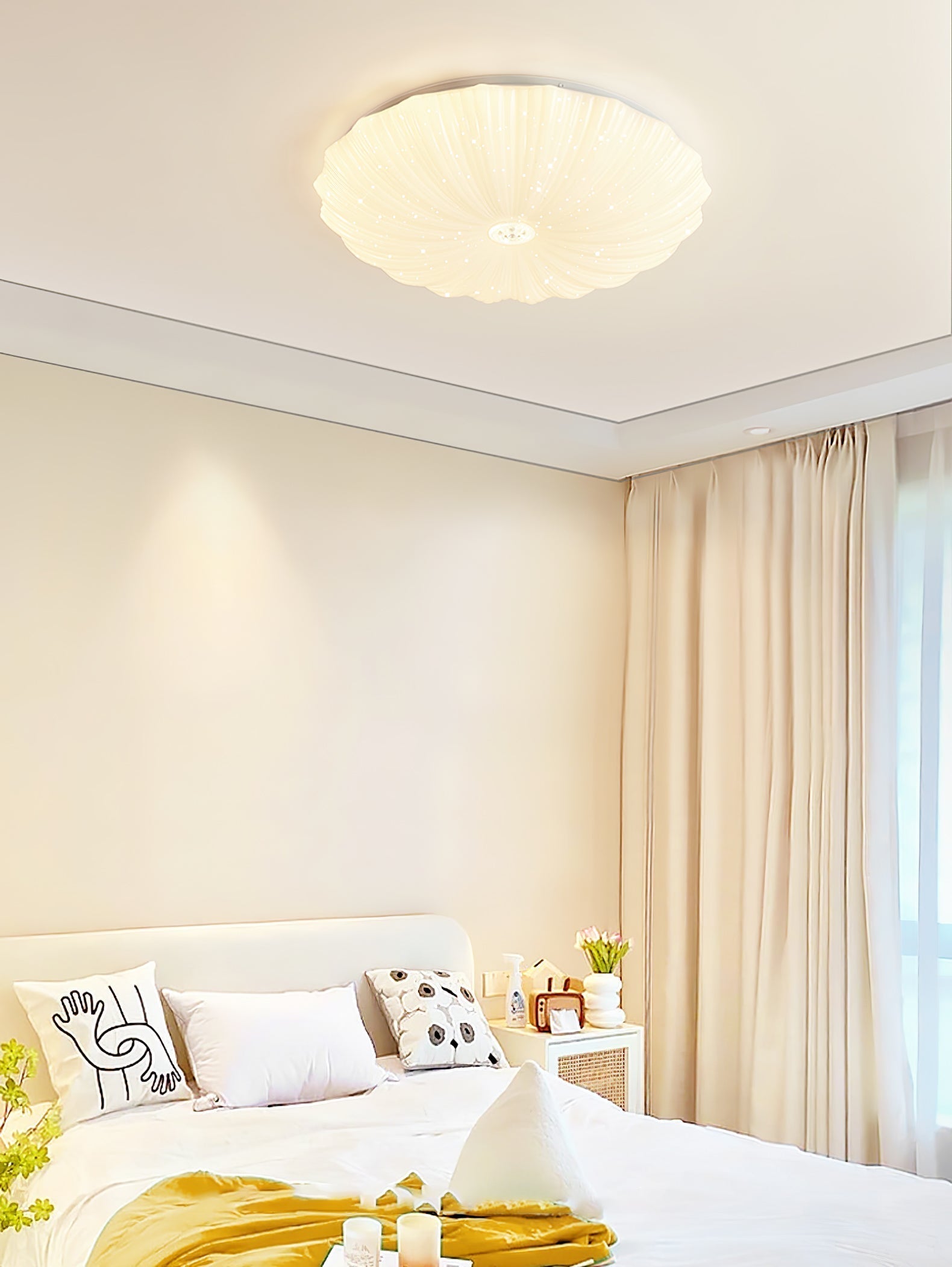 Acrylic Shell Round Ceiling Lamp - Blowlighting