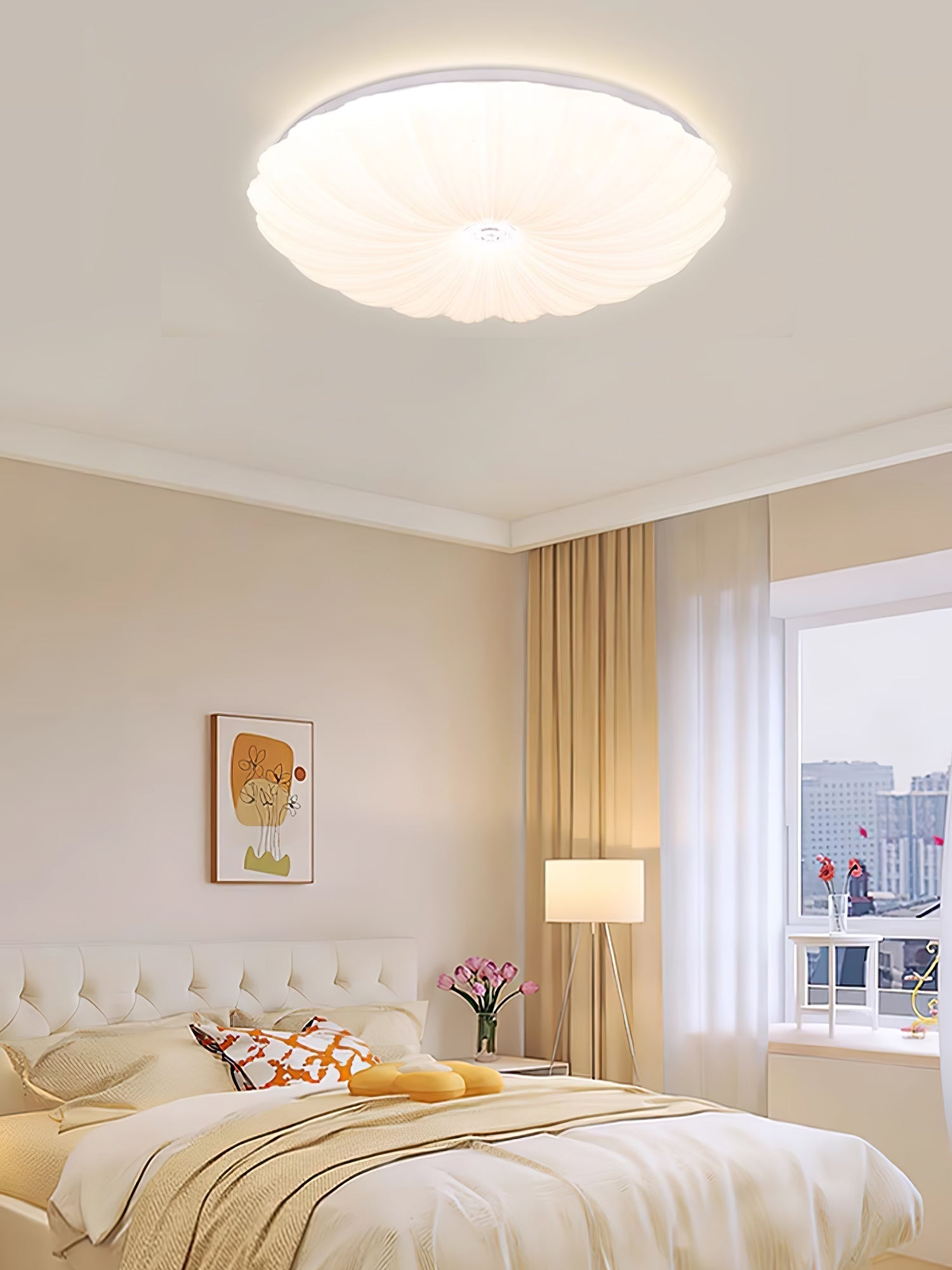 Acrylic Shell Round Ceiling Lamp - Blowlighting